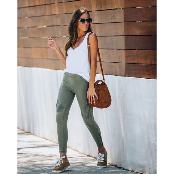 Vici Pants - LAST ONE - PIPER JEGGING OLIVE